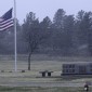 Flag at half staff